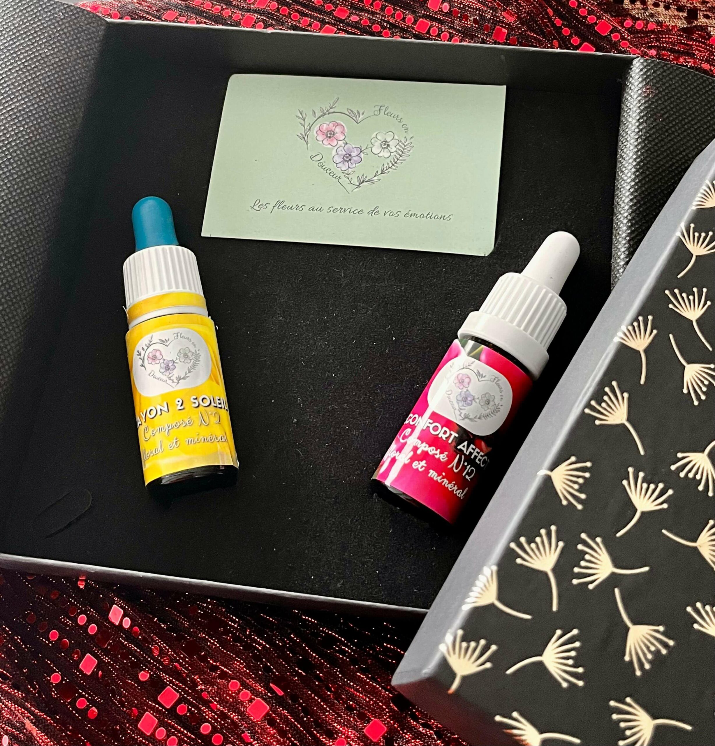 Coffret de Noel aux fleurs de Bach