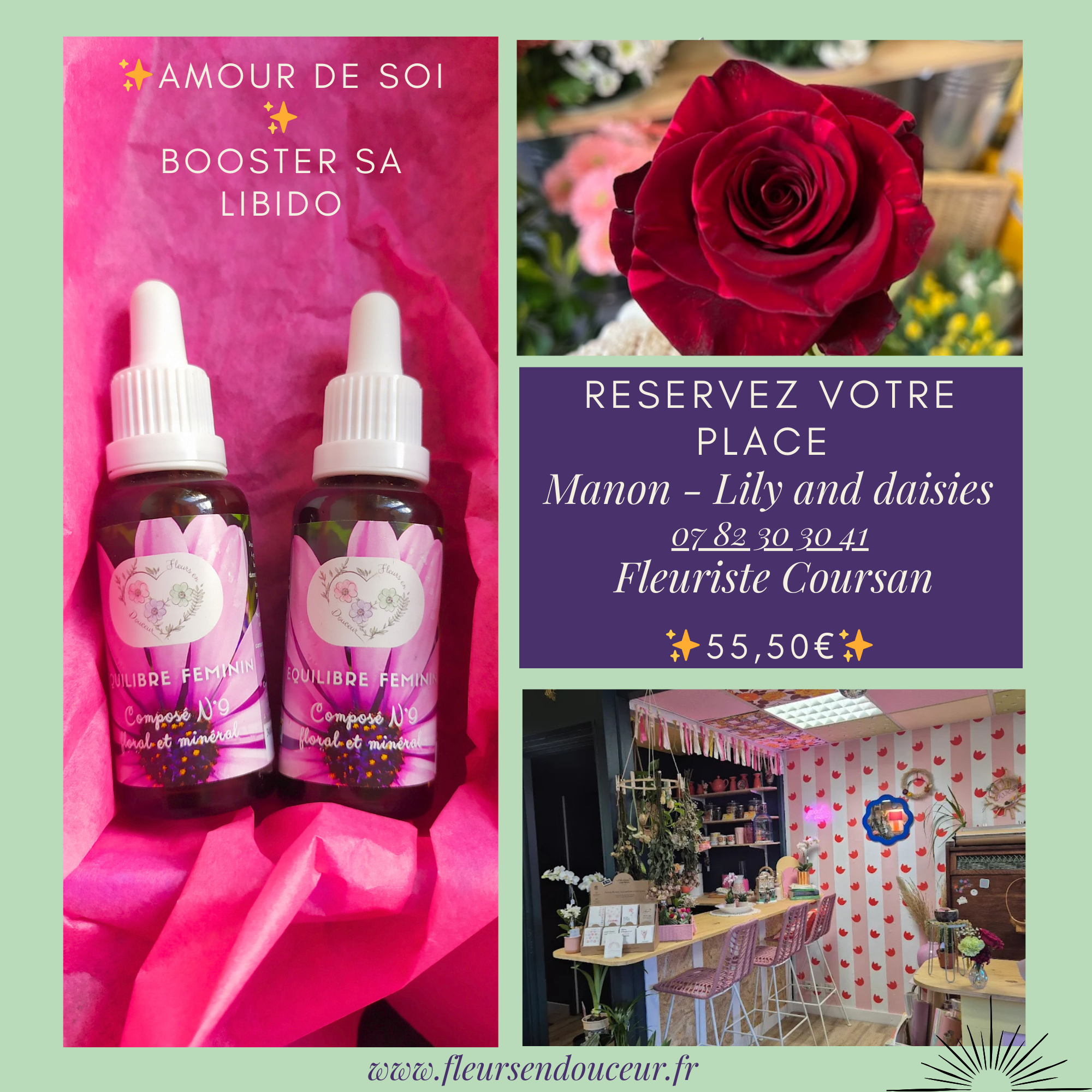 Rose saint valentin Equilibre féminin